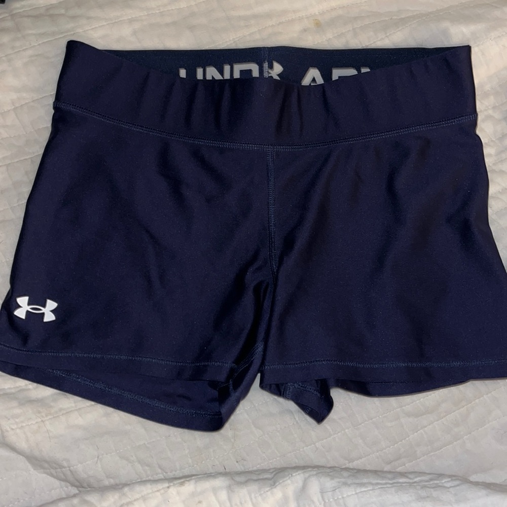 Navy Under Armour spandex